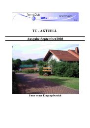 AKTUELL Ausgabe September2008 - Tennisclub Blau-Weiß ...
