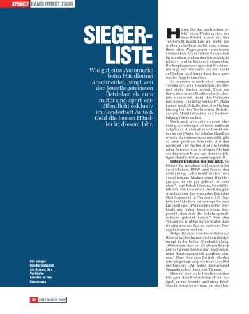 SIEGER- LISTE