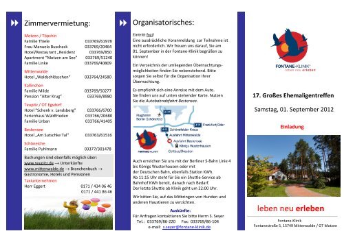 fontane klinik motzen fontane klinik motzen