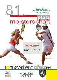 Ausschreibung PMS2011.indd - Tennisverband Pfalz eV