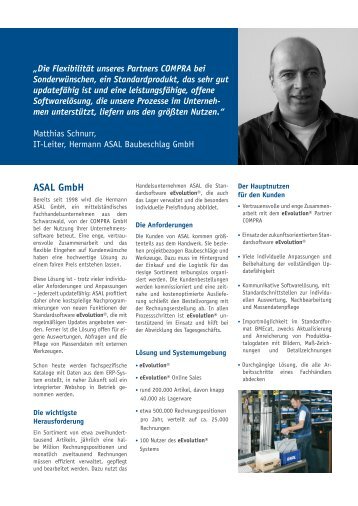 eErfolgsgeschichte ASAL GmbH PDF Download - eEvolution