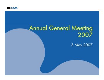 Annual General Meeting 2007