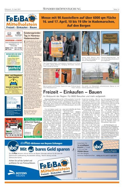 Einkaufen – Bauen - Gewerbeverein Hanerau-Hademarschen