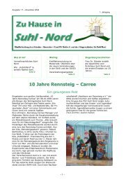 10 Jahre Rennsteig – Carree - Suhl-Nord