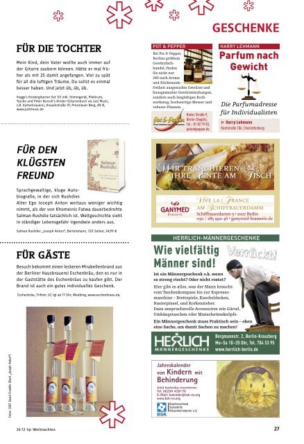 GescHenke - Berliner Zeitung