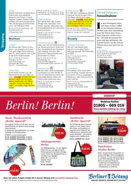 FASHION WEEK IN BERLIN - Berliner Zeitung