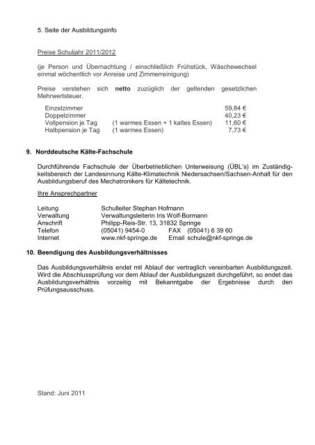 4 Seite Der Ausbildungsi