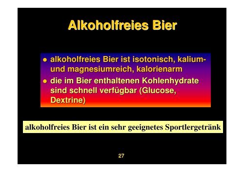 Kann Bier auch gesund sein ??