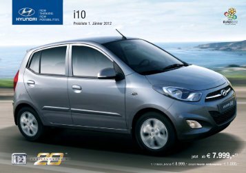 Preisliste i10 - Hyundai
