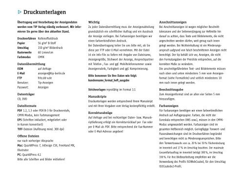 2010 Anzeigen- Preisliste 37 - GSMedien