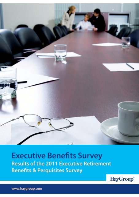 Executive Benefits Survey Results of the 2011 ... - Hay Group