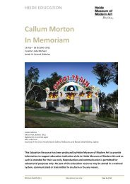 Callum Morton In Memoriam - Heide Museum of Modern Art