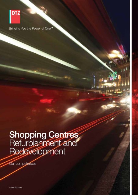 Shopping Centres Refurbishment and Redevelopment