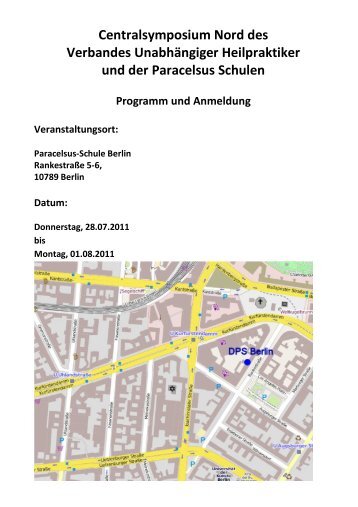 Programm des Symposiums - Verband Unabhängiger Heilpraktiker eV