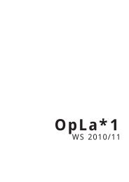 OpLa*1 - Fakultät VI Planen Bauen Umwelt