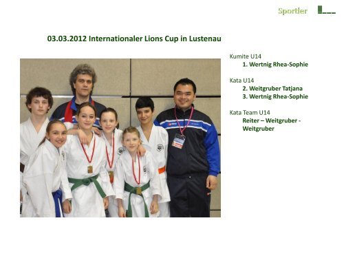 03.12.2011 Intern. Nikolausturnier in Frastanz - Shotokan Karate ...