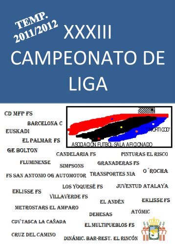 anuario xxxiii campeonato de liga