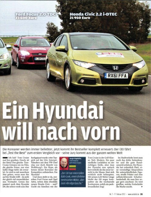 Auto Bild 17.02.2012 - Hyundai