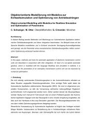 Objektorientierte Modellierung mit Modelica zur Echtzeitsimulation ...