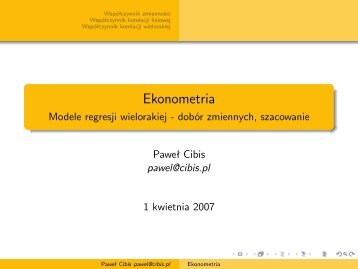 Zajęcia 2 - prezentacja (.pdf) - Paweł Cibis