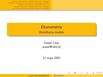 Zajęcia 3 - prezentacja (.pdf) - Paweł Cibis