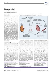 bisoprolol and diabetes