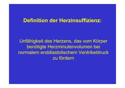 Herzinsuffizienz, Diagnostik und moderne Therapie