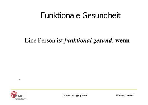 Anmerkungen zum Begriff „Funktionale Gesundheit“