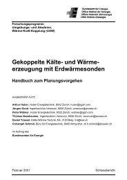 Gekoppelte Kälte- und Wärme - Huber Energietechnik AG