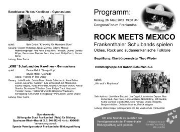 rock meets mexico - Albert-Einstein-Gymnasium