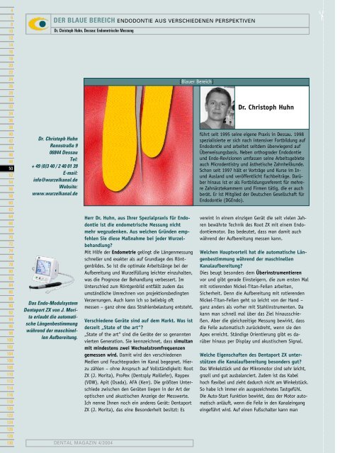 Dr. Christoph Huhn - Zahnheilkunde.de