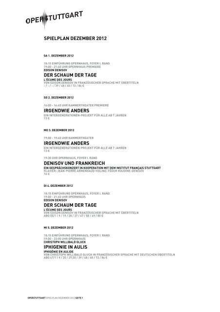 Spielplan als PDF - Oper Stuttgart