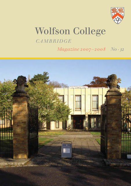 Cambridge Magazine 2007 2008 No 32 Wolfson College Images, Photos, Reviews