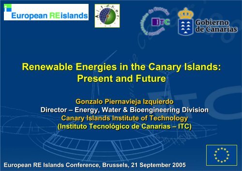 Renewable Energies in the Canary Islands - European Renewable ...