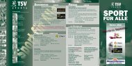 Flyer TSV-Peiting Sportprogramm Herbst 2012