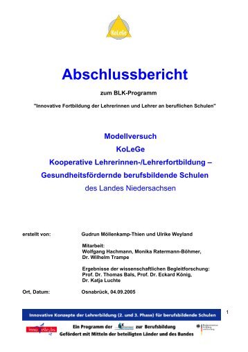 Abschlussbericht