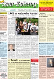 02.10.2010 - Saar-Zeitung