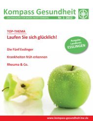 Download (PDF-Dokument) - Kompass Gesundheit - Das Magazin ...