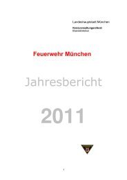 Jahresbericht 2011 - Berufsfeuerwehr München