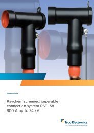 Raychem screened, separable connection system RSTI-58 800 - ENIA