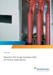 Raychem MV Surge Arresters RDA for Indoor Applications - ENIA