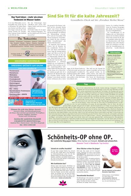 Physiotherapie - Dresdner Akzente