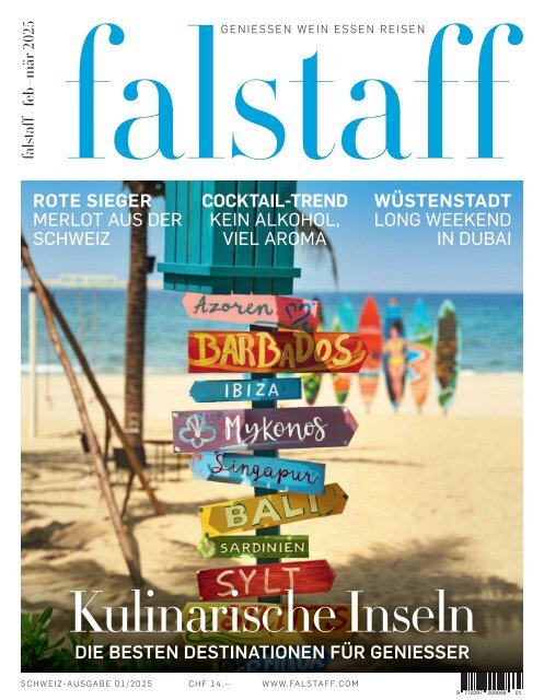 Falstaff Magazin Schweiz Nr. 1/2025