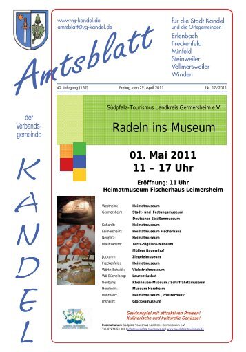 Radeln ins Museum - Verbandsgemeinde Kandel
