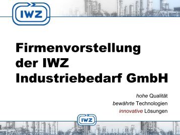 hohe - IWZ Industriebedarf Wilhelm Zastera Gmbh