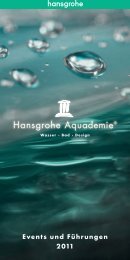 Hansgrohe Aquademie®