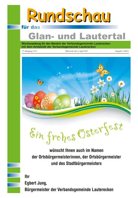 Ein frohes Osterf - Verbandsgemeinde Lauterecken