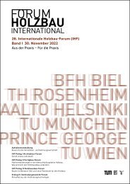 26. Internationales Holzbau-Forum (IHF 2022) - Band I