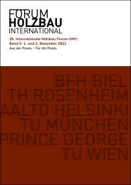 26. Internationales Holzbau-Forum (IHF 2022) - Band II