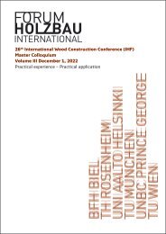 26. Internationales Holzbau-Forum (IHF 2022) - Band III